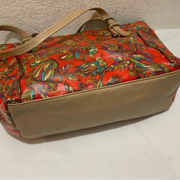 Sakroots Birds of Paradise Print Metro Tote Bag Shopper Shoulder Handbag Purse - Picture 13 of 15